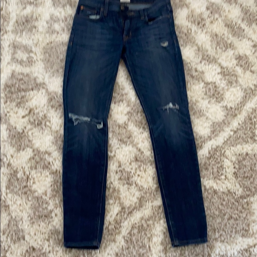 Hudson ripped skinny jeans